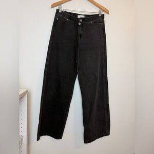Habitual Charcoal Kira Wide Leg Jeans